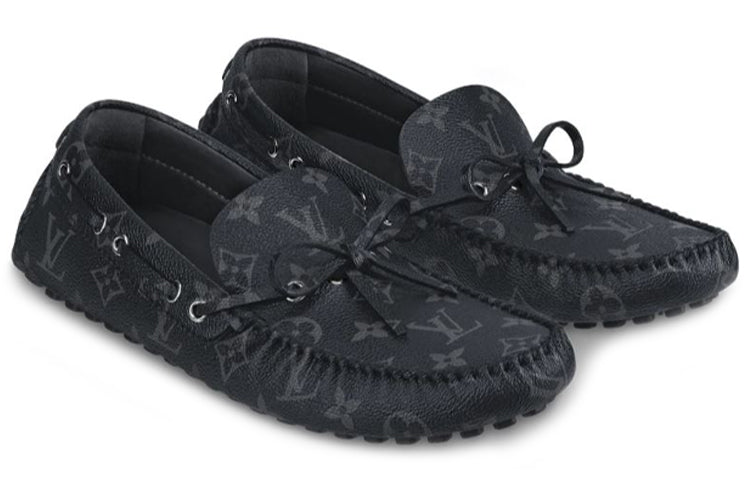 LOUIS VUITTON Arizona Moccasin Loafers 'Black' 1A441H #