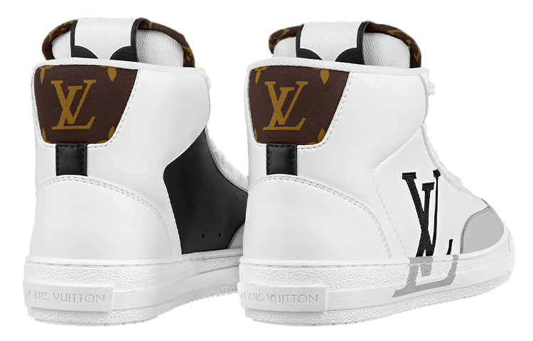 (WMNS) LOUIS VUITTON Charlie Ankle Sneakers 'White Grey Black' 1A9RYS #