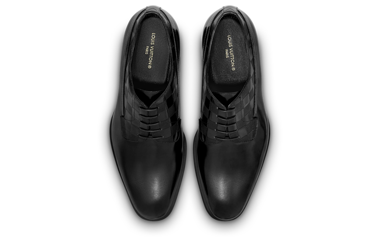 LOUIS VUITTON Derby Shoes 'Black' 1AA2KU #