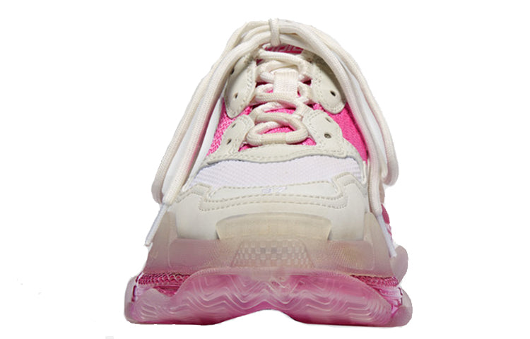 (WMNS) Balenciaga Triple S Clear Sole Trainer 'White Pink' 544351W09ON9025 #