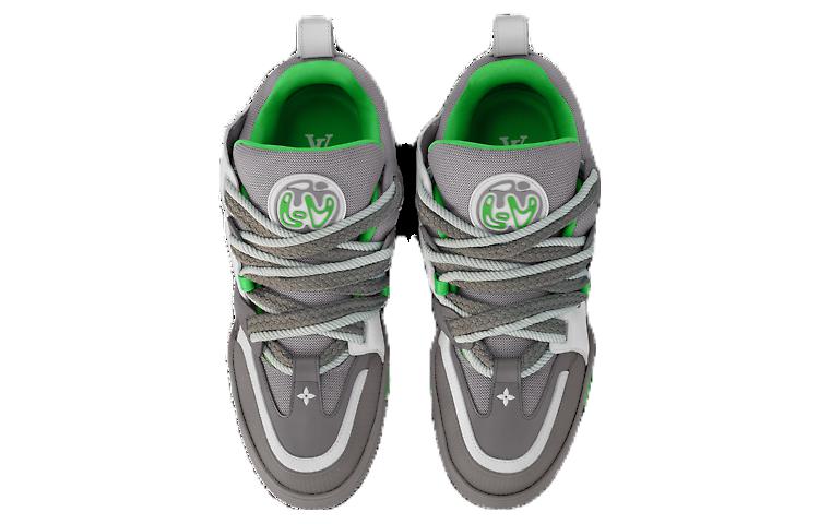 (WMNS) LOUIS VUITTON Skate Sneakers 'Grey Green' 1ABZ4P #