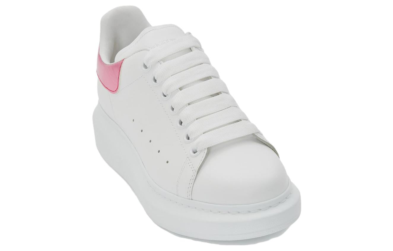(WMNS) Alexander McQueen Oversized Sneaker 'White Pink Metallic' 676702WICGG9993 #