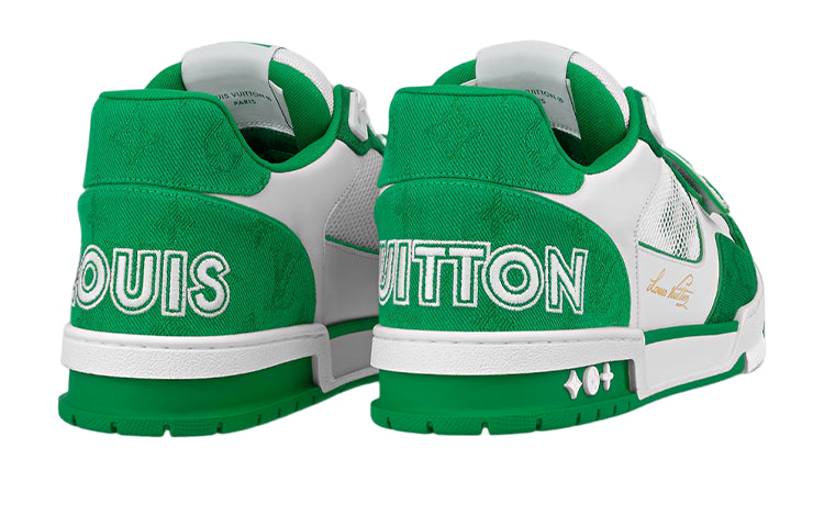 LOUIS VUITTON LV Trainer 'White Green' 1ABLY1 #