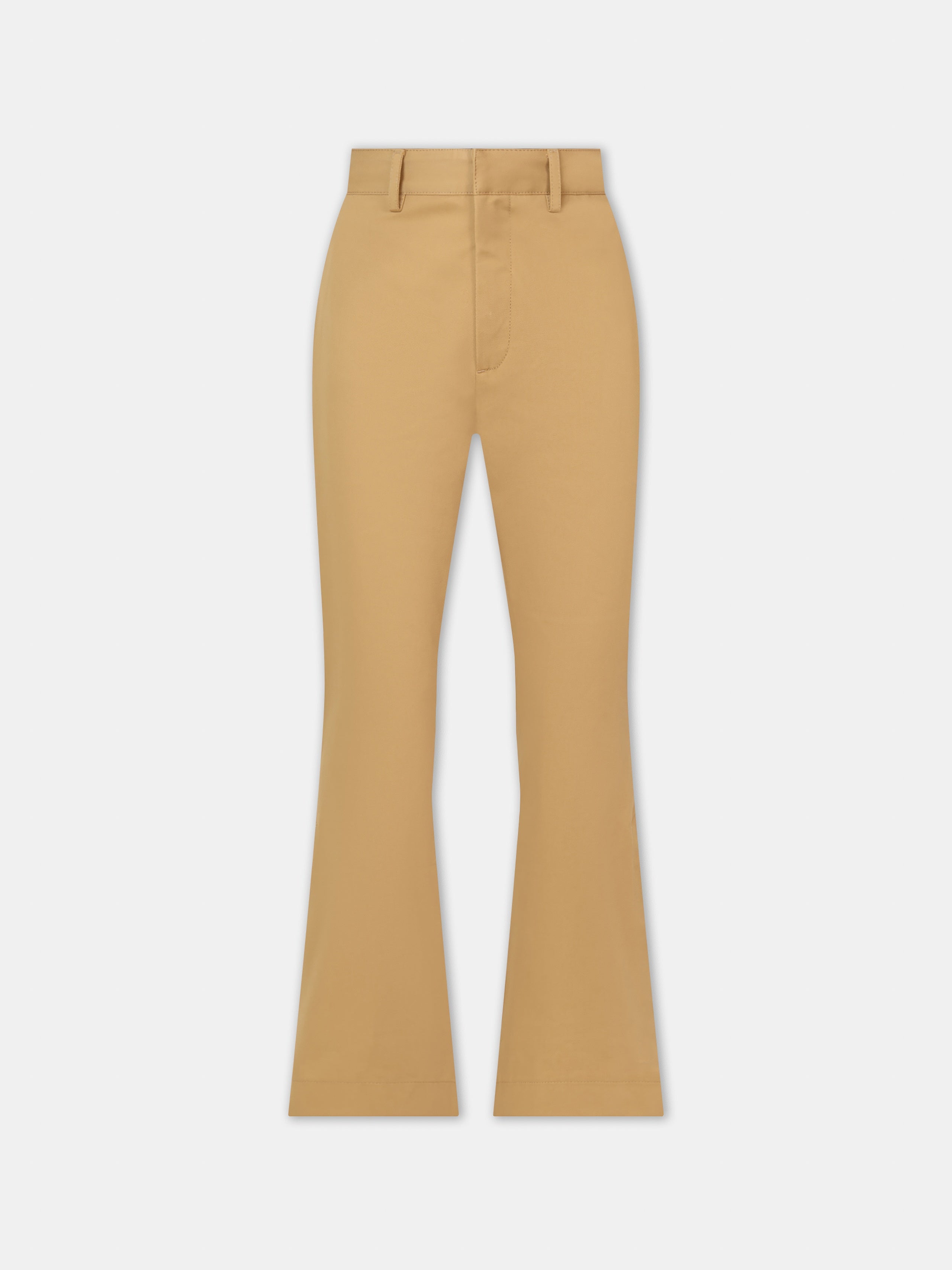 CHINO KICK FLARE - SEPIA TINT