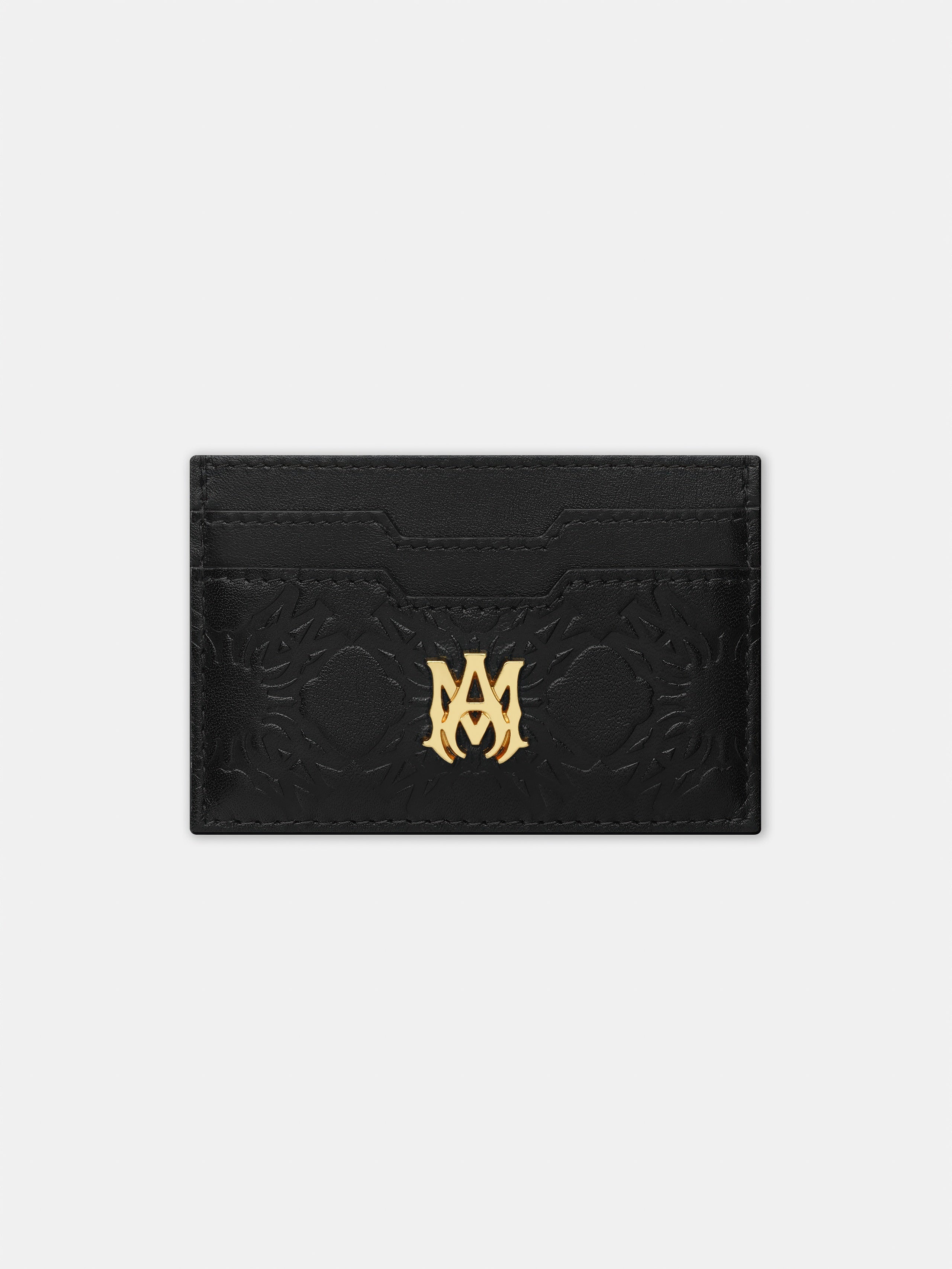 MA QUAD LEATHER CARD HOLDER - Black