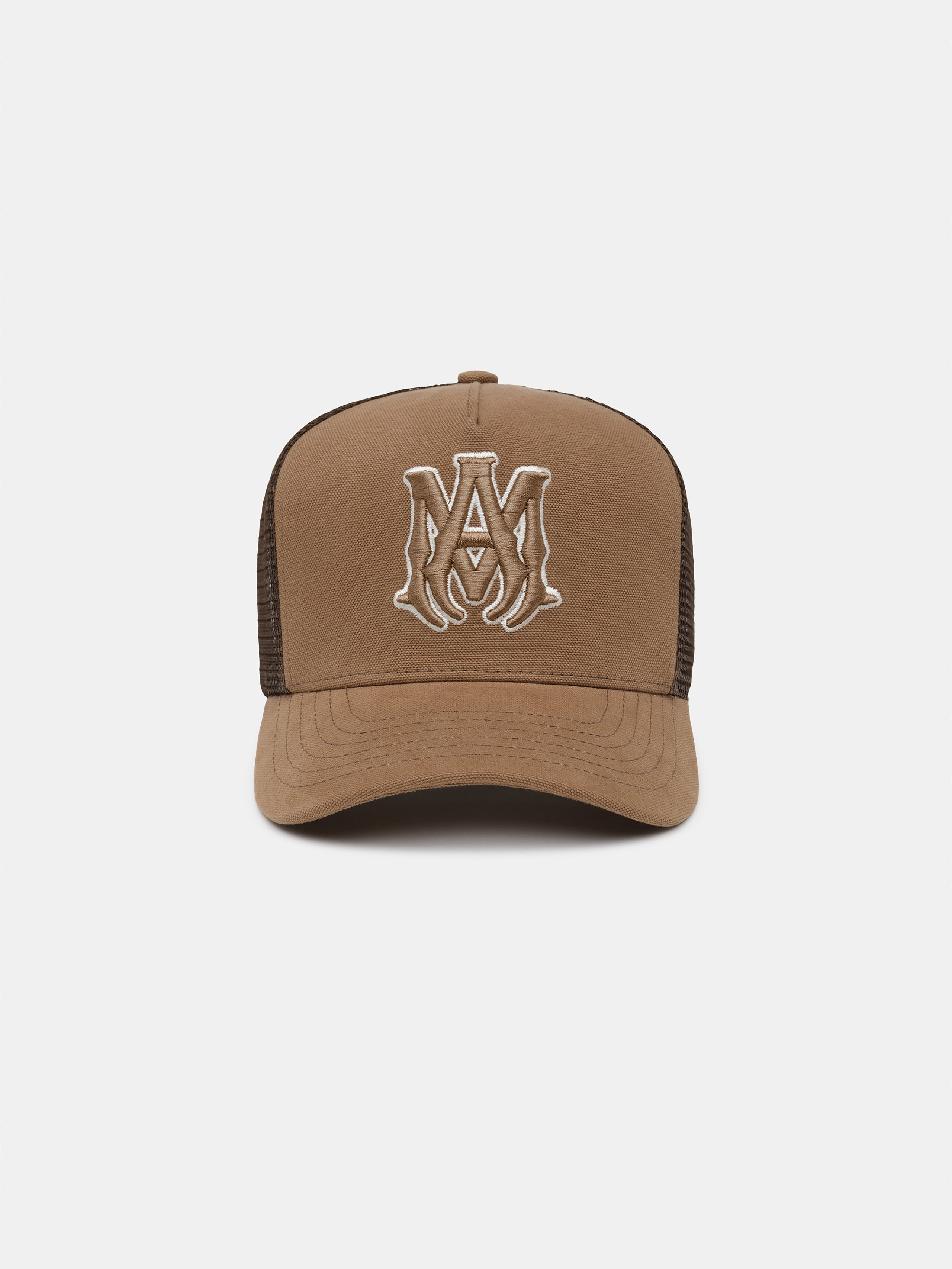 MA OUTLINE TRUCKER HAT - Malt