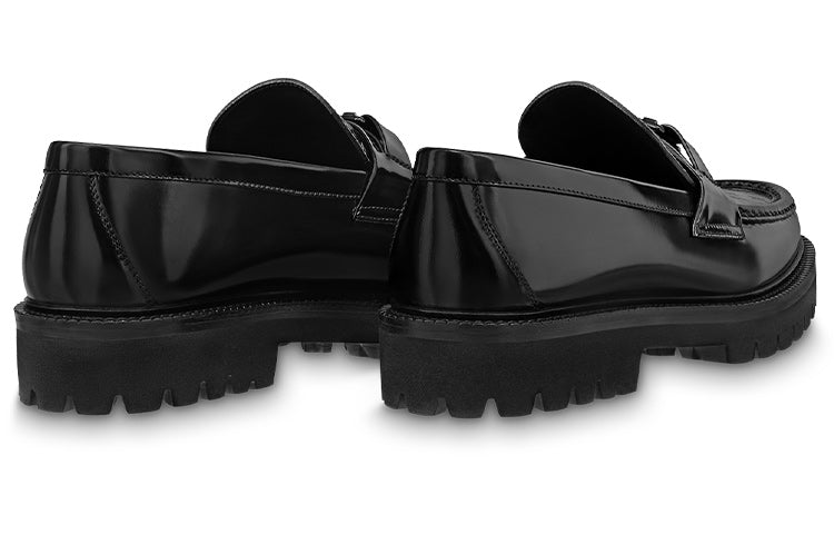 LOUIS VUITTON Major Loafer Shoes 'Black' 1ABFFP #