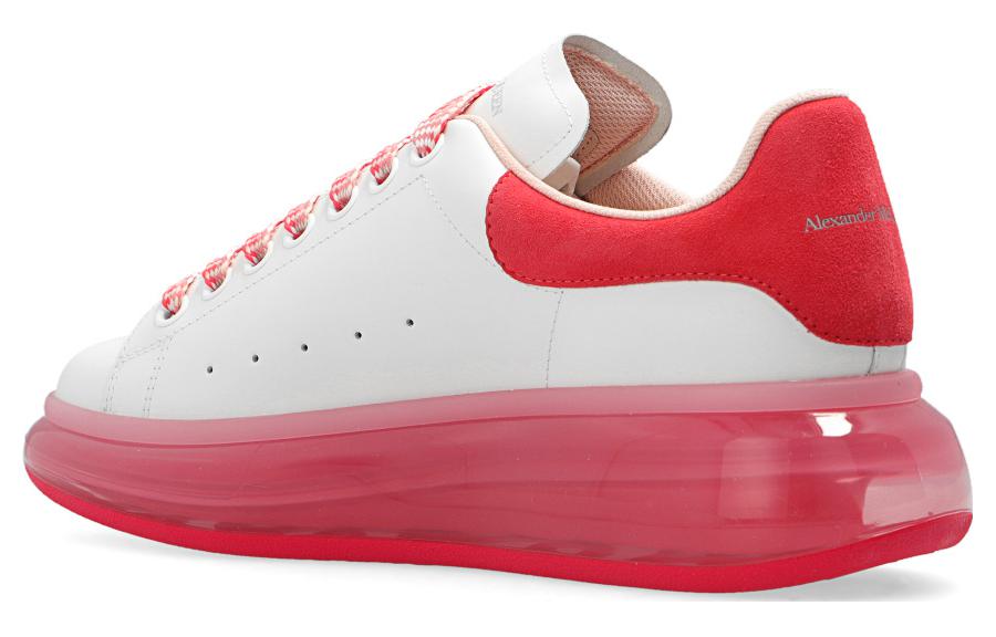 (WMNS) Alexander McQueen Oversized Sneaker 'Ivory Red' 666893WHXMA9942 #