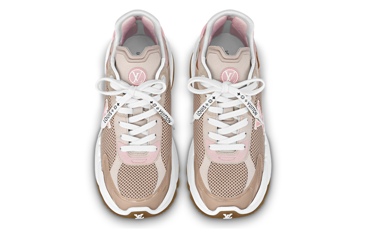 (WMNS) LOUIS VUITTON Run 55 Sneakers 'Tan Pink' 1ABVMW #