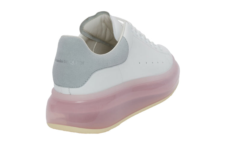 (WMNS) Alexander McQueen Oversized Sneaker 'White Dark Grey' 611698WHXMA9479 #