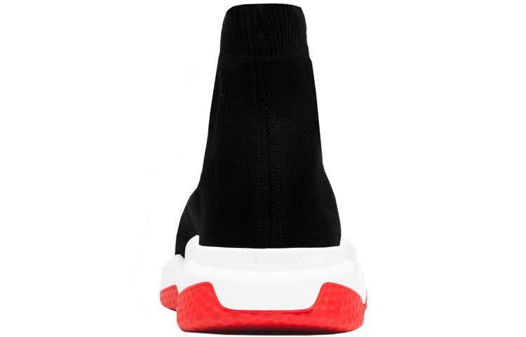Balenciaga Speed Trainer Mid 'Black Red' 2017 530351W05G01000 #