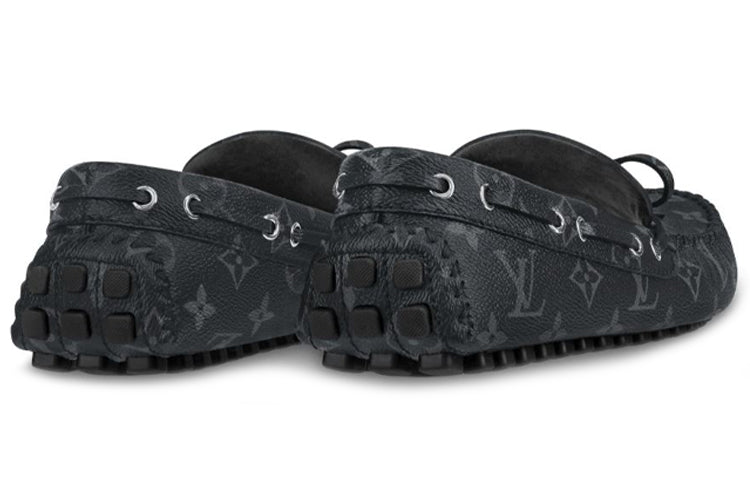 LOUIS VUITTON Arizona Moccasin Loafers 'Black' 1A441H #
