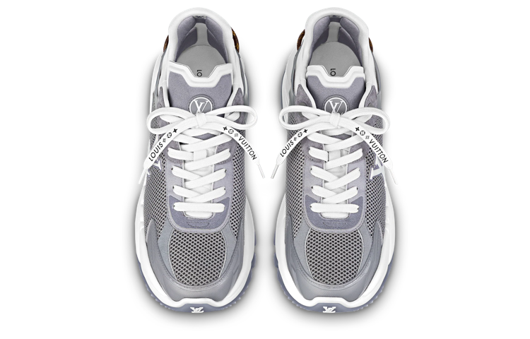 (WMNS) LOUIS VUITTON Run 55 Sneakers 'Grey Silver' 1ABVJ4 #