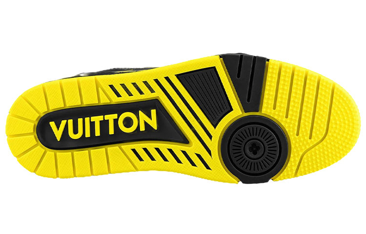 LOUIS VUITTON Trainers 'Black Yellow Silver' 1A9JTM #.