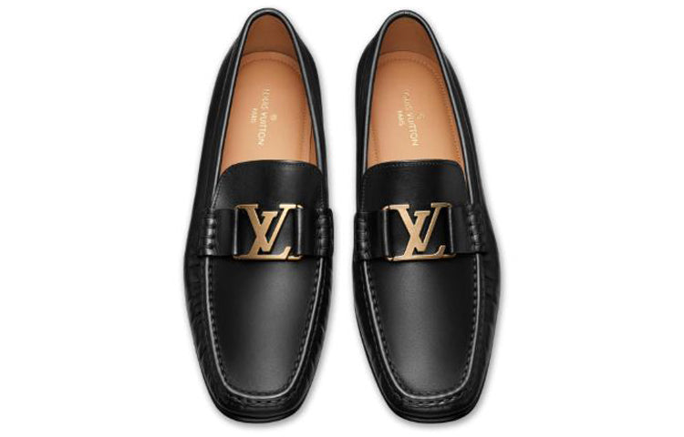 LOUIS VUITTON Montaigne Slip On Shoes 'Black' 1A2G51 #