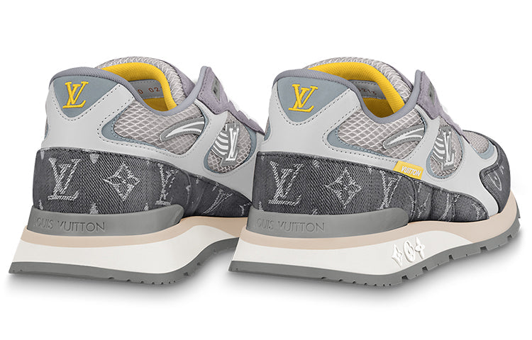 LOUIS VUITTON Run Away Sneakers 'Grey Yellow' 1ABFBR #