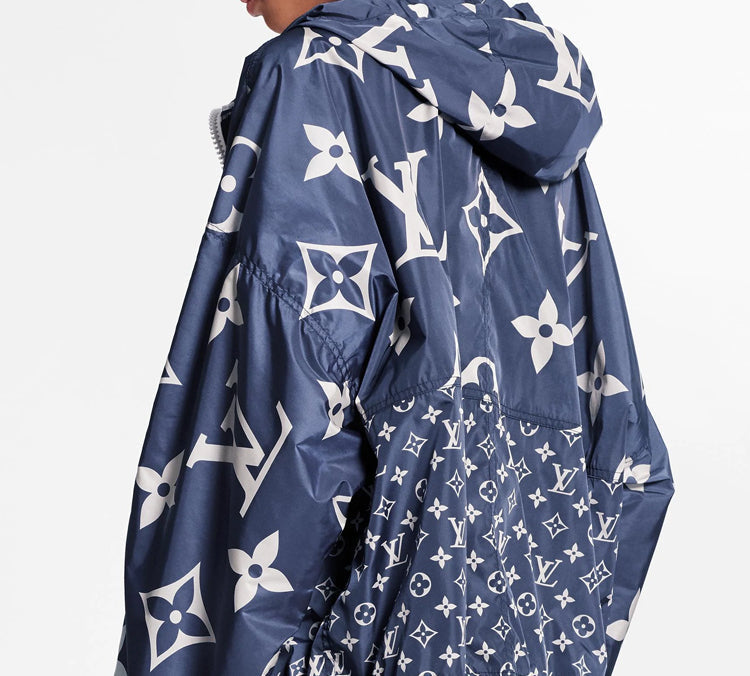 LOUIS VUITTON LV Scale Presbyterian Hooded Jacket For Blue 1A7SG