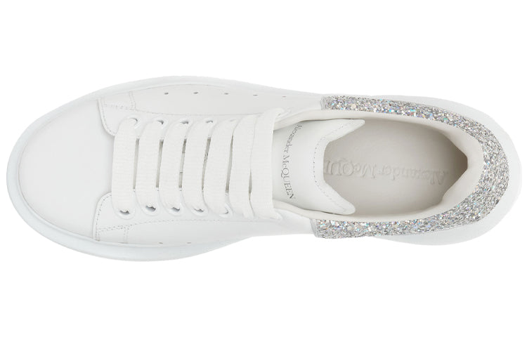 (WMNS) Alexander McQueen Oversized Sneaker 'White Holo Silver' 558945WHTQI9413 #