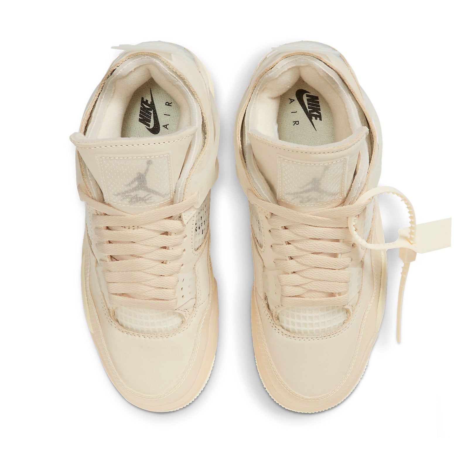 (WMNS) Air Jordan 4 x Off-White SP 'Sail' CV9388-100 #
