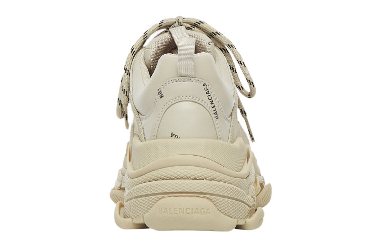 (WMNS) Balenciaga Triple S Sneaker 'All Over Logo - Beige' 524039W2FA19710 #