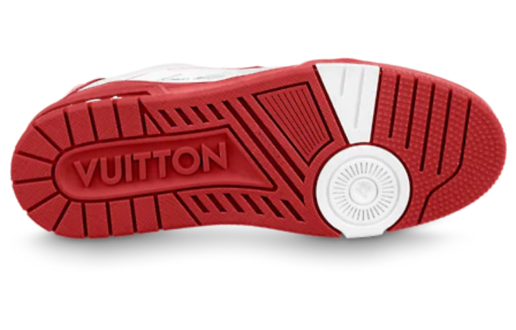 LOUIS VUITTON LV Trainers 'White with Red' 1AAGZO #