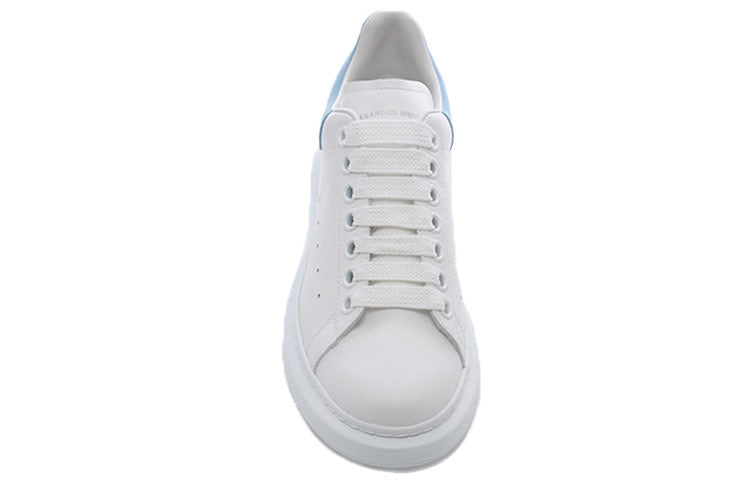 (WMNS) Alexander McQueen Oversized Sneaker 'White Dream Blue Suede' 553770WHGP79048 #