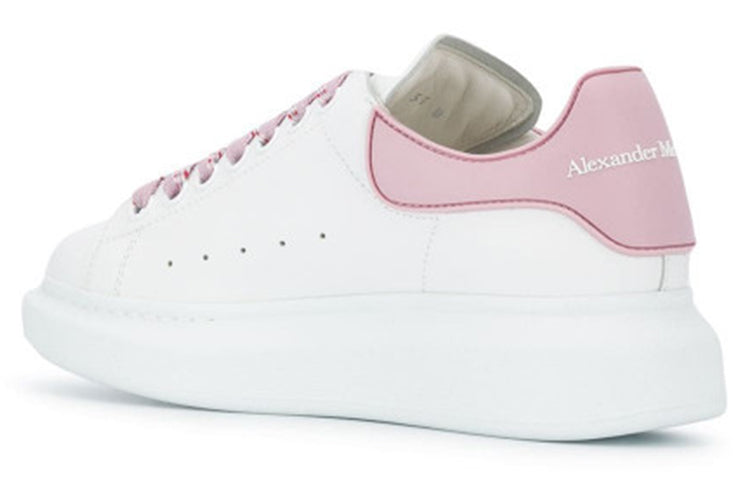 (WMNS) Alexander McQueen Oversized Sneaker 'White Pink' 621056WHXMT9377 #