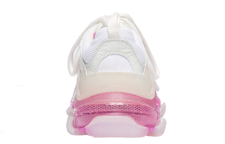 (WMNS) Balenciaga Triple S Clear Sole Trainer 'White Pink' 544351W09ON9025 #
