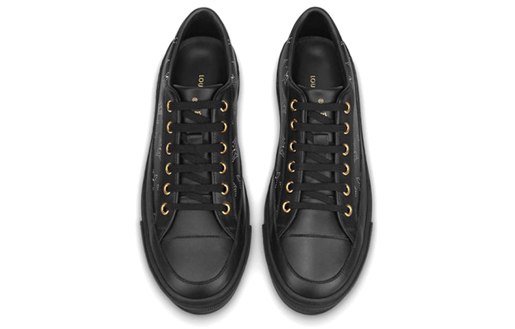 (WMNS) LOUIS VUITTON Stellar Sneakers 'Black with White Sketch Monogram' 1A87TE #