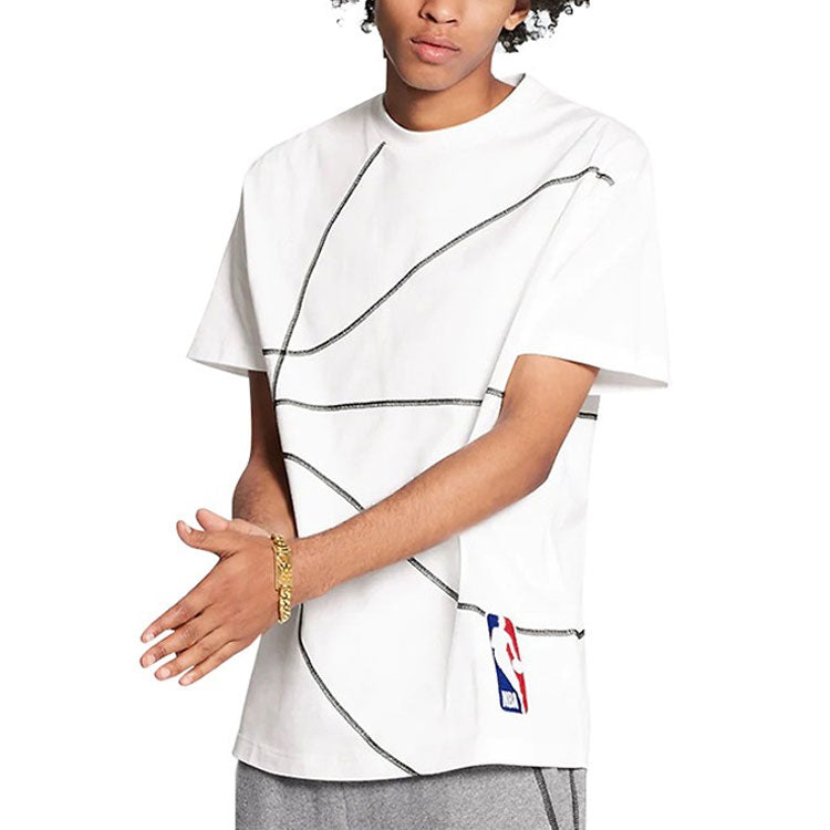 LOUIS VUITTON x NBA Basketball Tee M White 1A8H6R#.
