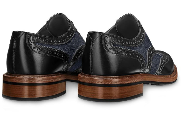 LOUIS VUITTON LV Voltaire Derby Shoes 'Black' 1A5WYR #