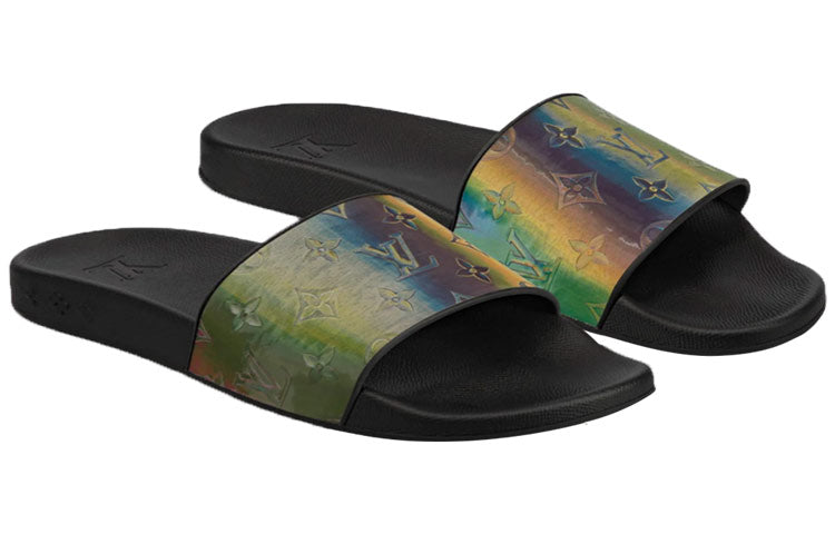 LOUIS VUITTON Waterfront Mules 'Colorful Monogram' 1A5I5K #.