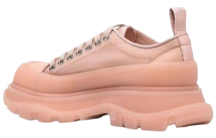 (WMNS) Alexander McQueen Tread Slick Lace Up Polyamide Sneakers 'Pink' 658080W4Q316833 #