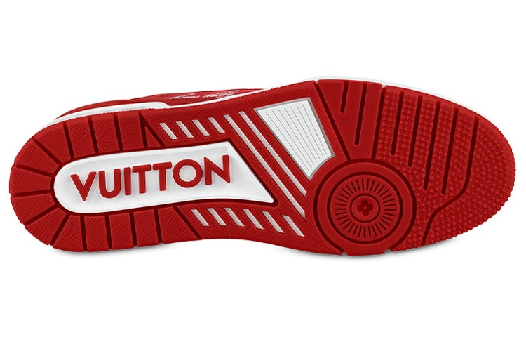 LOUIS VUITTON LV Trainers 'White Red' 1AANFH #