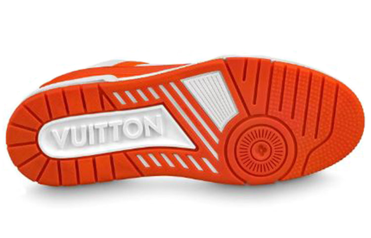 LOUIS VUITTON Trainer Sneakers 'White Orange' 1A811N #.