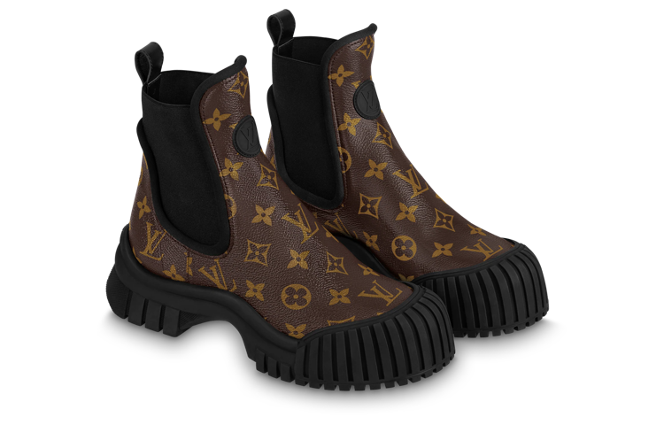 (WMNS) LOUIS VUITTON Ruby Flat Ranger Boots 'Brown Monogram' 1AAZ9V #