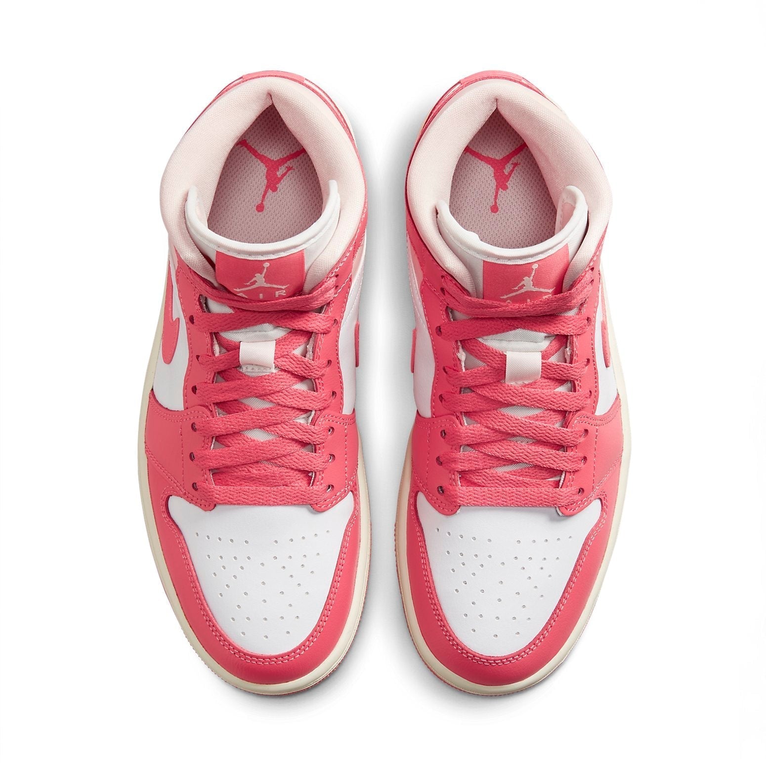 (WMNS) Air Jordan 1 Mid 'Strawberries and Cream' BQ6472-186 #