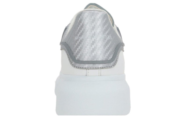 Alexander McQueen Oversized Low-Top Sneakers 'White Silver' 735770WICYU9071 #