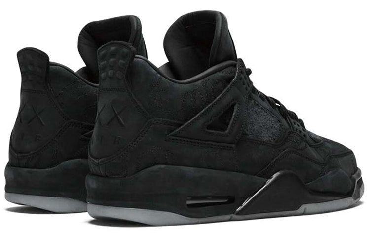 KAWS x Air Jordan 4 Retro 'Black' 930155-001 #