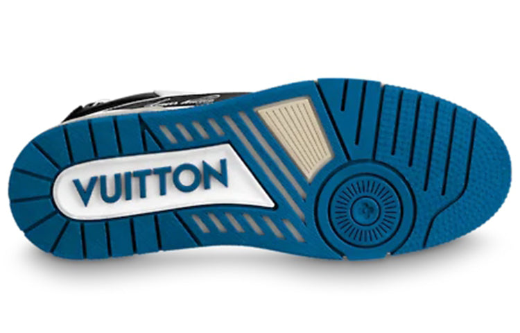 LOUIS VUITTON LV Trainers Black Blue WHite' 1A8Q7L #