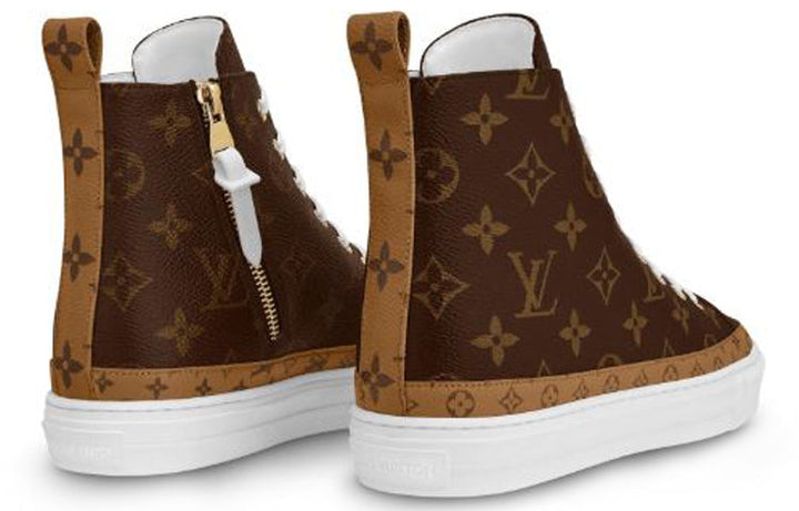 (WMNS) LOUIS VUITTON LV Stellar Monogram High-top Sport Shoes Multi 1A65UU #
