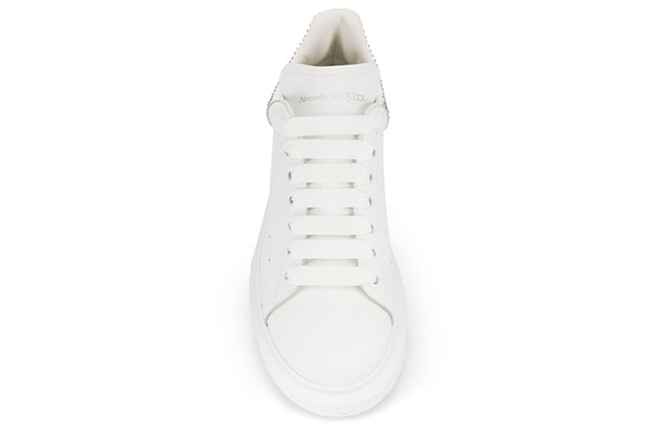 (WMNS) Alexander McQueen Oversized Sneaker 'White Silver' 611696WHQYW9071 #