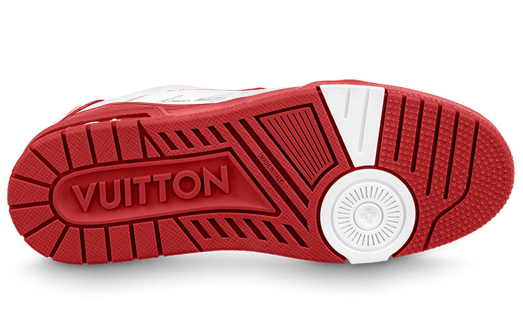 LOUIS VUITTON Trainers 'Red White' 1A8SK2 #.