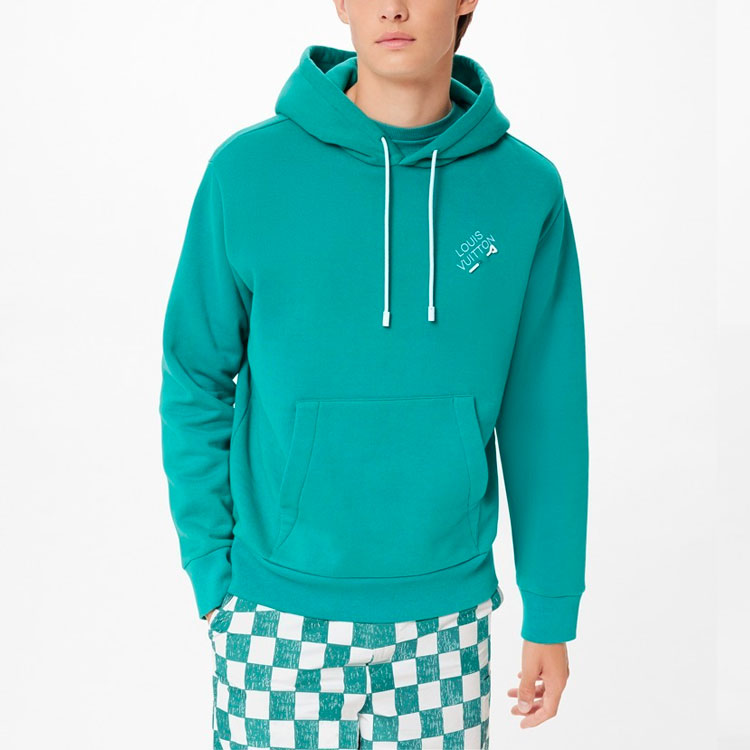 Men's LOUIS VUITTON FW21 Embroidered Iconic Green 1A99VY #.