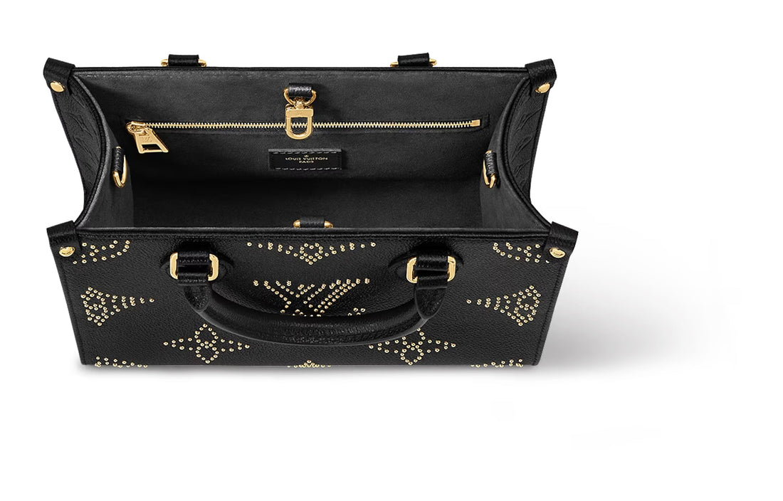 (WMNS) LOUIS VUITTON OnTheGo PM Monogram Empreinte Tote Bag 'Black' M46733 #
