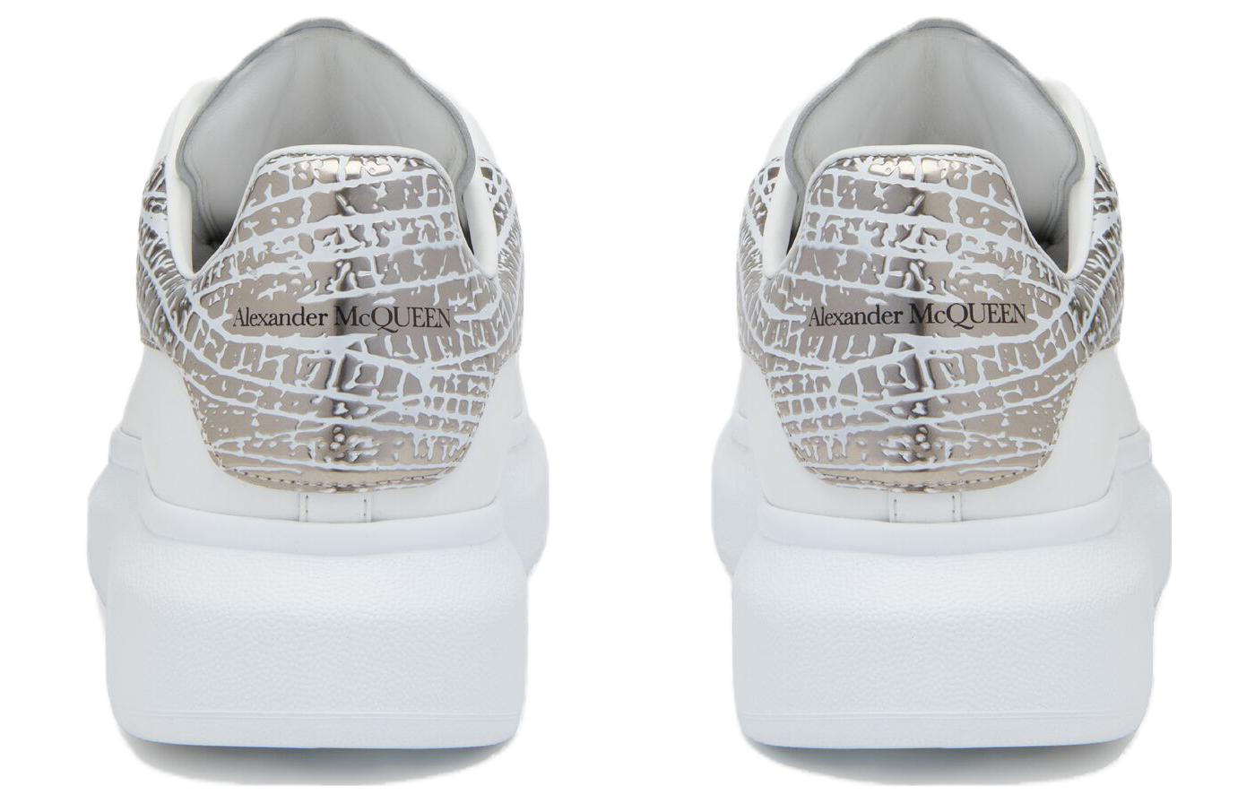 Alexander McQueen Oversized Sneakers 'White Silver' 777220WIE9I9071 #