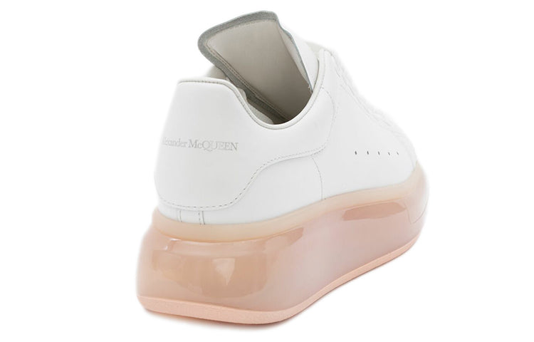 (WMNS) Alexander McQueen Oversized Sneaker 'White Rose Gold' 611698WHYBY9053 #