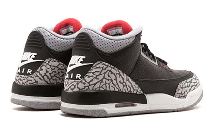 (GS) Air Jordan 3 Retro OG 'Black Cement' 2018 854261-001 #