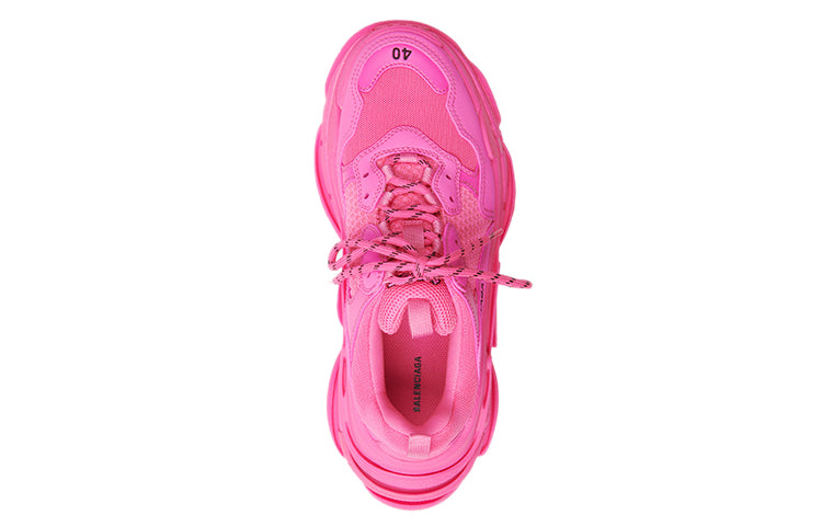(WMNS) Balenciaga WMNS Triple S Sneaker 'Fluo Pink' 524039W2CA55000 #