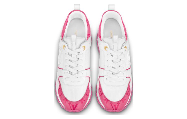 (WMNS) LOUIS VUITTON Run Away Sneakers 'White Side Logo with Pink Monogram' 1AB1SD #